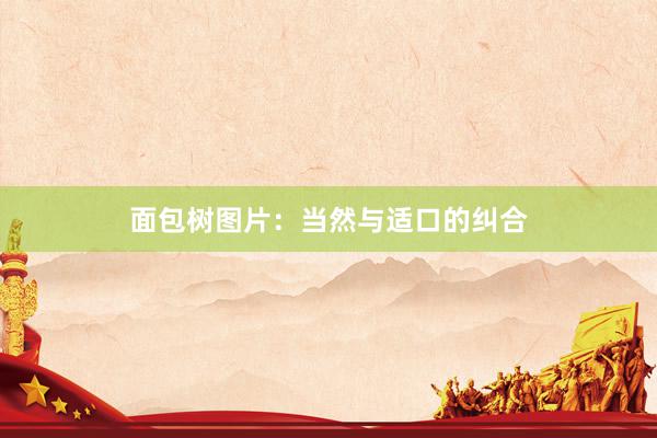 面包树图片：当然与适口的纠合